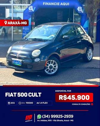 FIAT 500 1.4 CULT 8V FLEX 2P MANUAL FIAT 500 1.4 CULT 8V FLEX 2P MANUAL